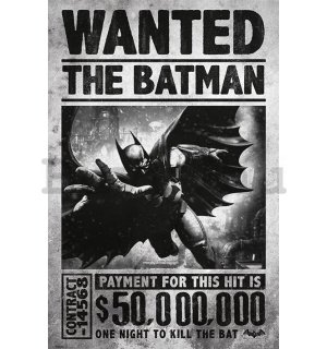 Plakát - Batman Arkham (Wanted)