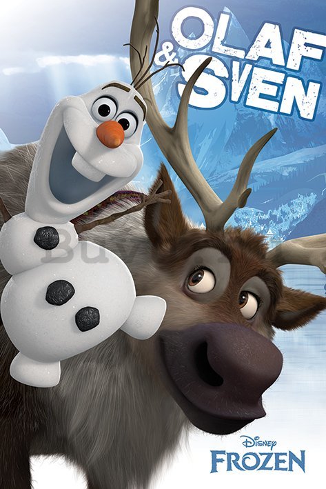 Plakát – Frozen (Olaf & Sven)