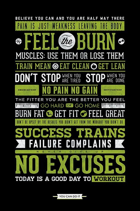 Plakát - Gym (Motivation)