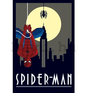 Plakát - Spiderman (Art Deco)