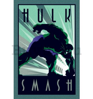 Plakát - Hulk (Art Deco)
