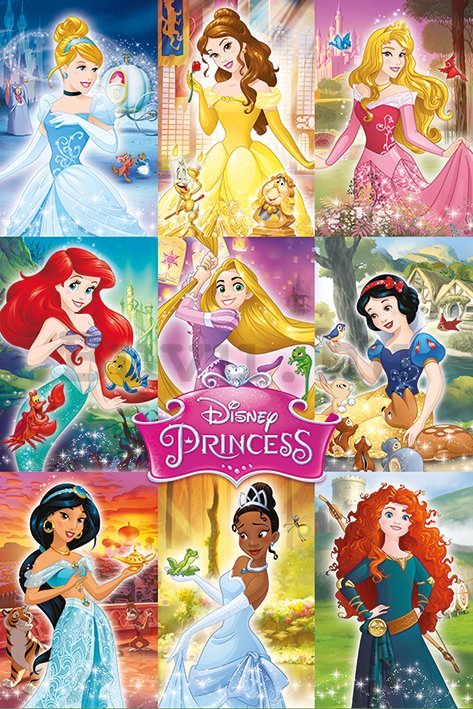 Plakát - Disney Hercegnő