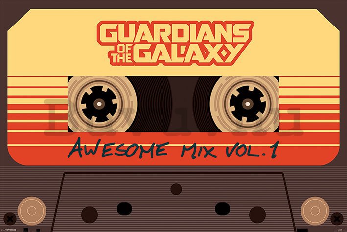 Plakát - Guardians of the Galaxy (Awesome Mix Vol.1)
