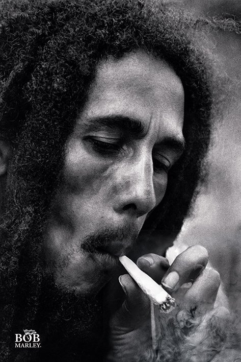 Plakát - Bob Marley (smoke)