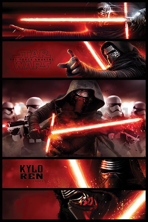 Plakát - Star Wars VII (Kylon Ren panel)