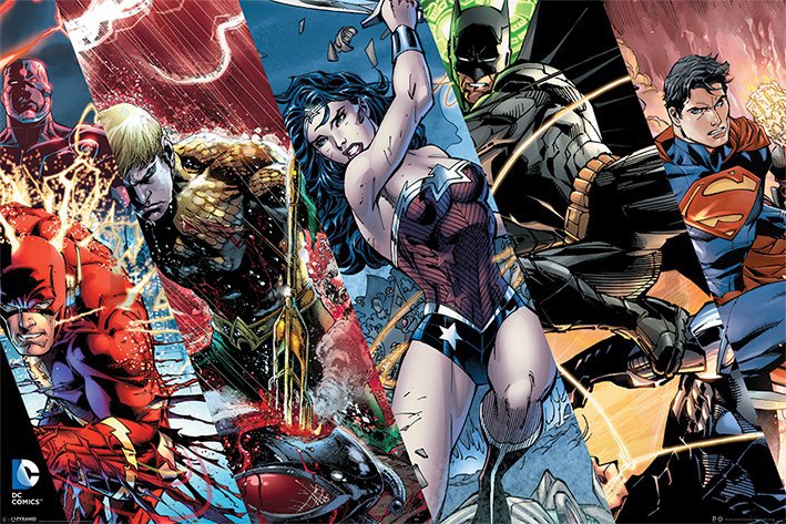 Plakát - Justice League (Panels)