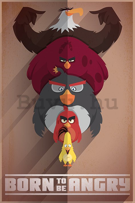 Plakát - Angry Birds (Born to be Angry)