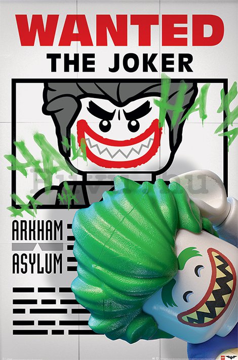 Plakát - LEGO Batman (Wanted the Joker)