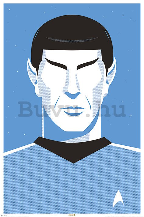 Plakát - Star Trek (Kék Spock)