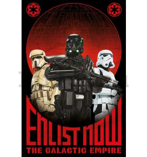 Plakát - Star Wars Rogue One (Enlist Now)
