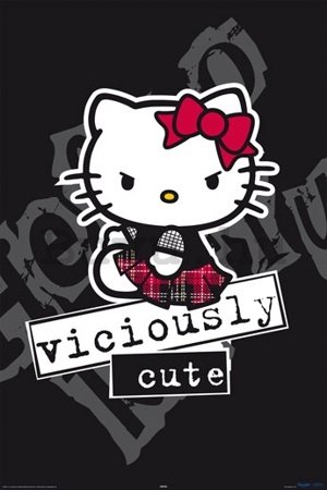 Plakát - Hello Kitty viciously cute