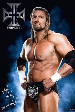 Plakát - WWE Triple H glance