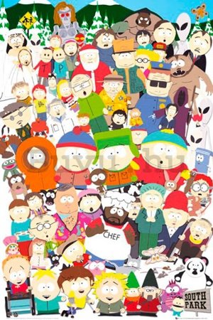 Plakát - South Park cast