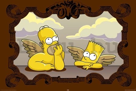 Plakát - Simpsons Raphael
