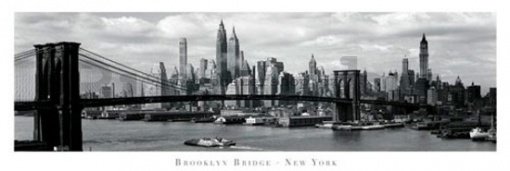 Plakát - Brooklyn Bridge New York
