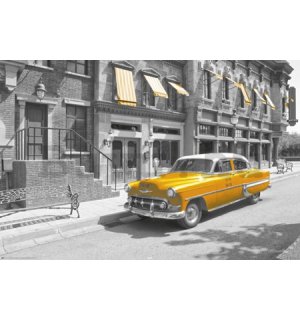 Plakát - New York taxi car
