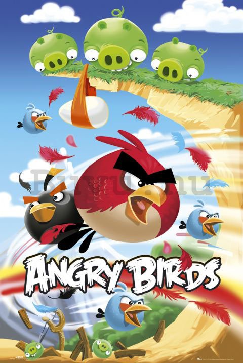 Plakát - Angry Birds (Attack)