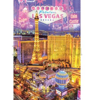 Plakát - Las Vegas (kollázs)