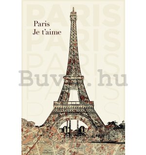 Plakát - Paris, je t'aime